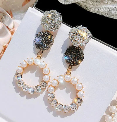 Chic Alloy Circle Earrings