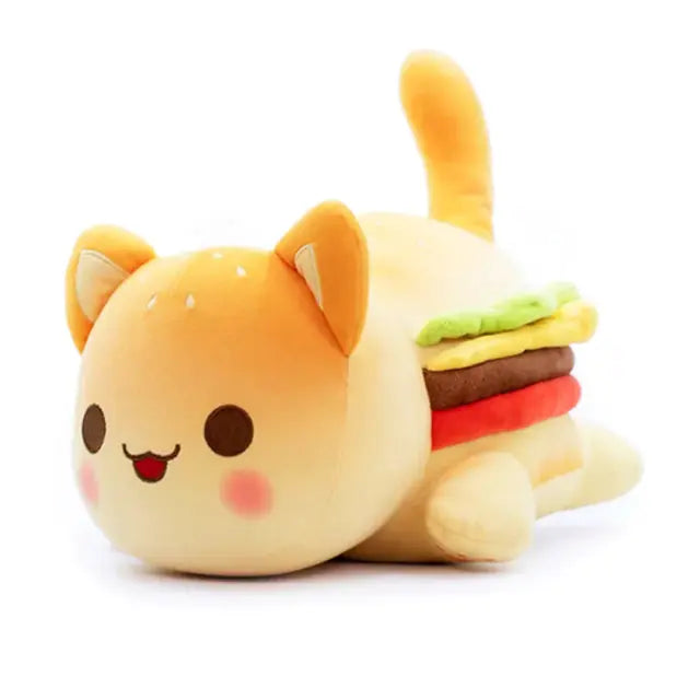Snuggly Foodie Cat Cushion