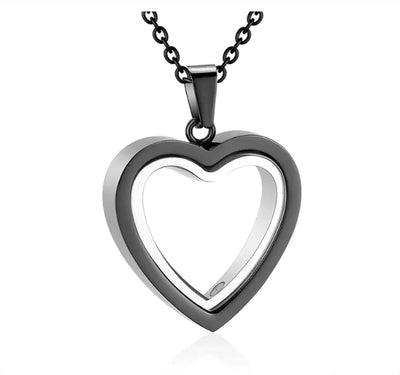 Colorful Heart Keepsake Locket