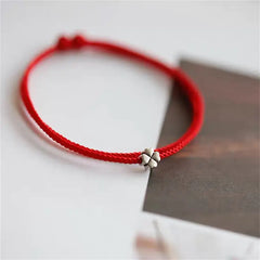 Fourleaf Charm Woven Bracelet