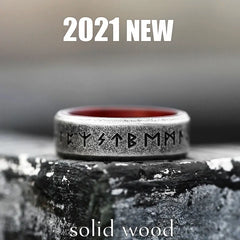 Viking Rune Stainless Steel Ring