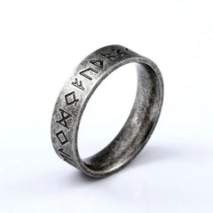 Viking Rune Stainless Steel Ring