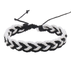 Artisan Cotton String Wave Bracelet