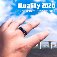 Viking Rune Stainless Steel Ring