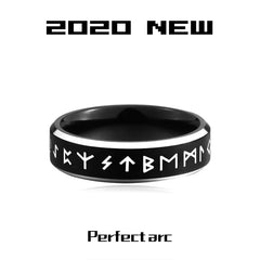 Viking Rune Stainless Steel Ring