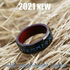 Viking Rune Stainless Steel Ring