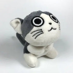 Charming Cat Plush Keychain