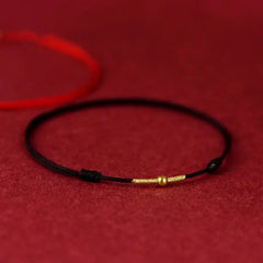 Fourleaf Charm Woven Bracelet