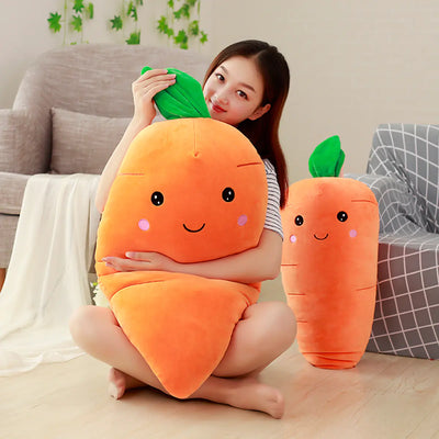 Cuddly Carrot Cushion
